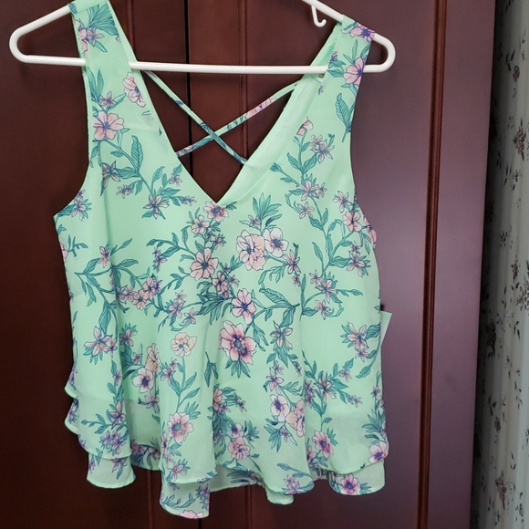 NWT Medium Floral Dress Tank Top - Picture 3 of 4